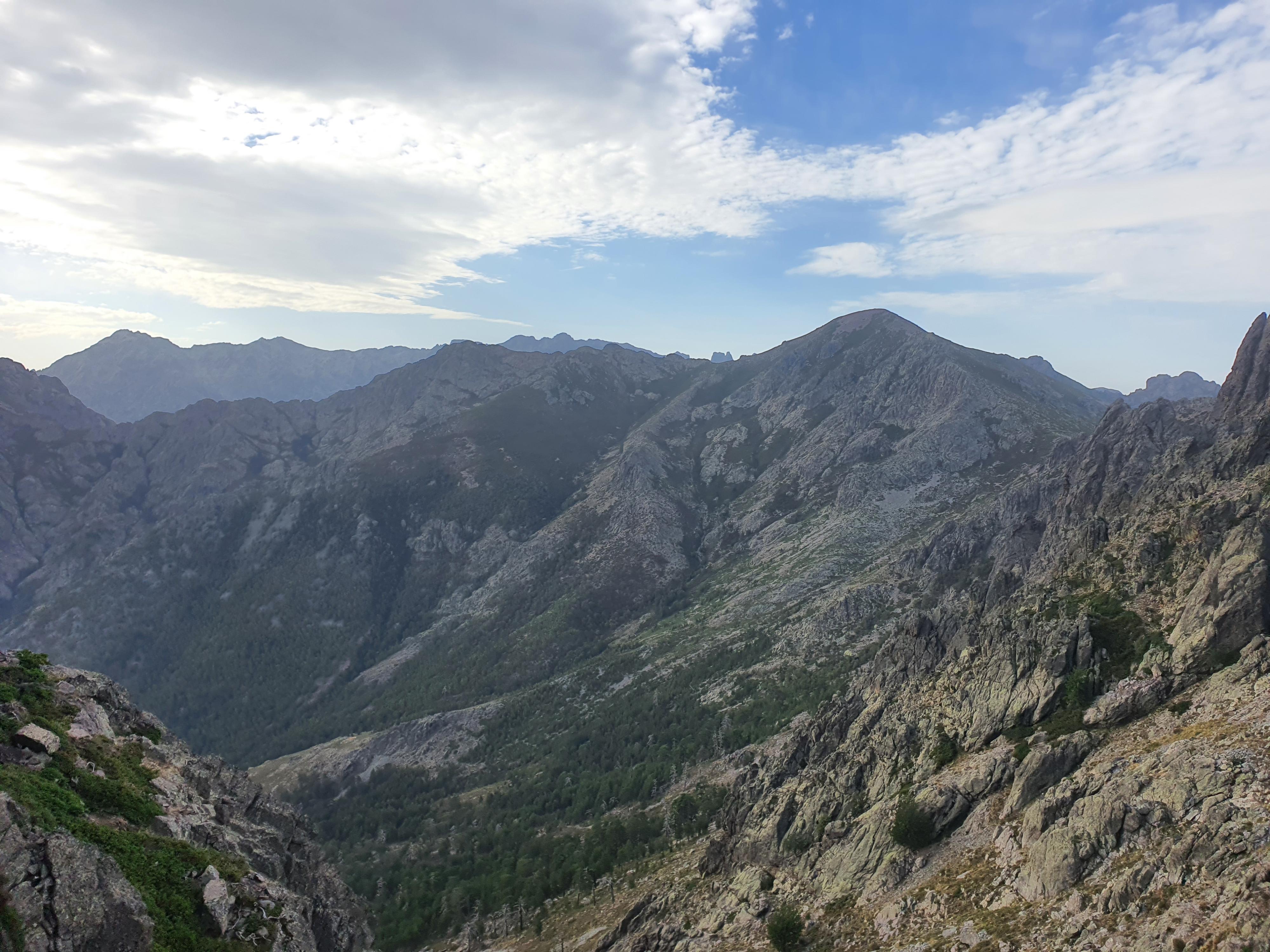 Les sommets depuis la Radiche