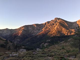 Vers le Monte Albanu