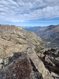 Vue de l'aiguille noire