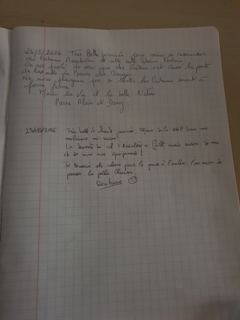 Liste pour un test